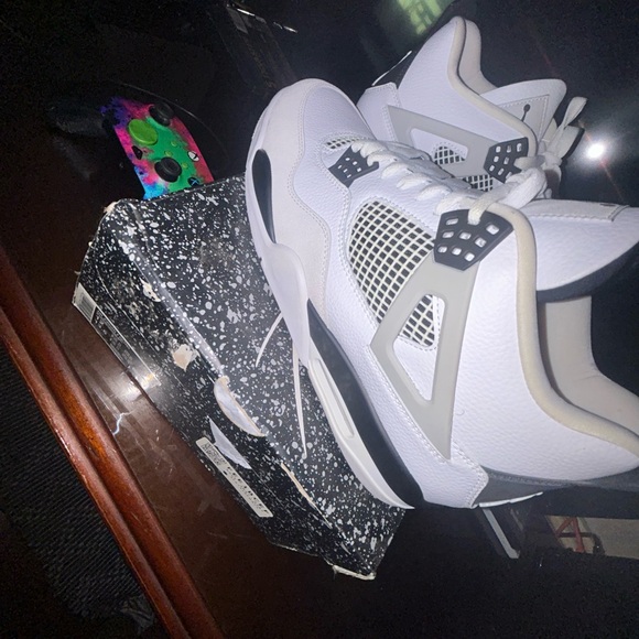 Jordan White and Black Sneakers